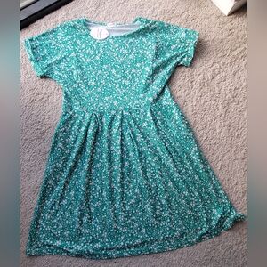 Floral Green Dress
